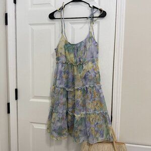 Muli Floral Short Y2K Cami Dress Size M